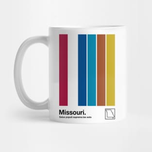 Missouri // Original Minimalist Artwork Poster Design Mug